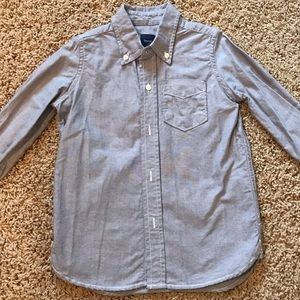 Gap Kids Grey button down dress shirt